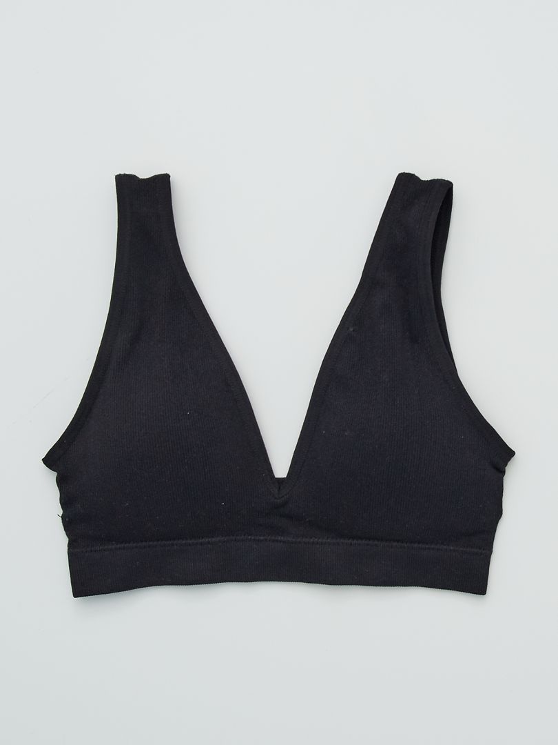 Brassière sport - noir - Kiabi - 14.00€