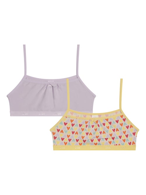 Lot de 2 brassières Pockets Coton Kids - Kiabi