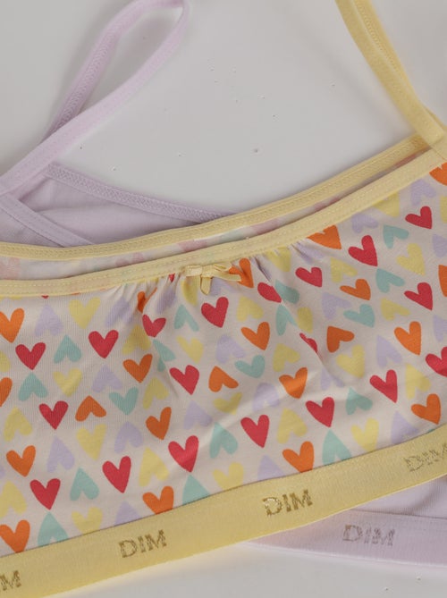 Lot de 2 brassières Pockets Coton Kids - Kiabi