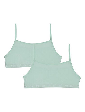 Lot de 2 brassières fille en coton bio Skin Care