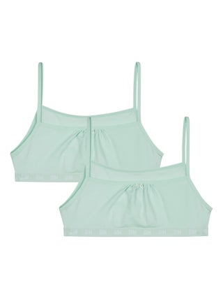 Lot de 2 brassières sans armature en coton bio Skin Care