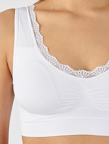 Lot de 2 brassières sans coutures - Damart