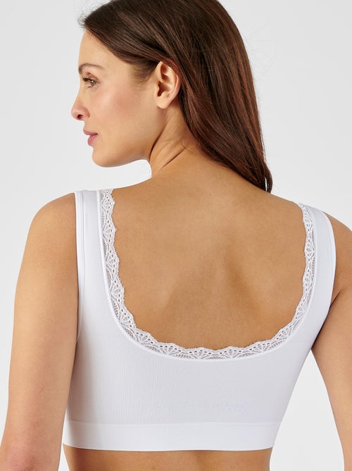 Lot de 2 brassières sans coutures - Damart - Kiabi