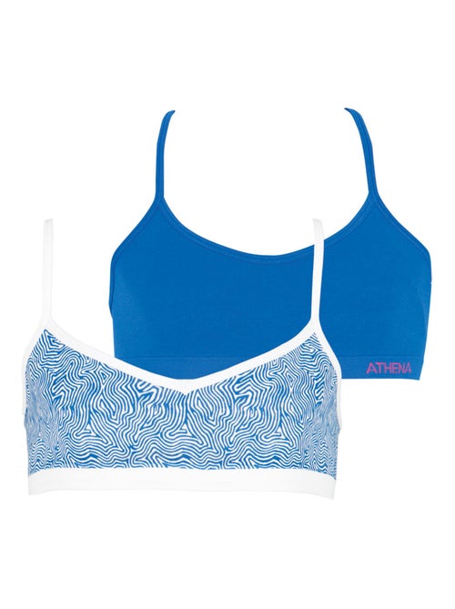 Lot de 2 brassières sans coutures fille Fashion Athena - Kiabi