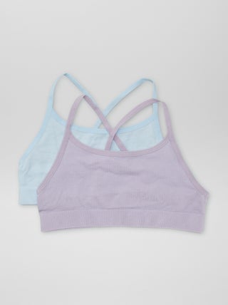 Lot de 2 brassières sport