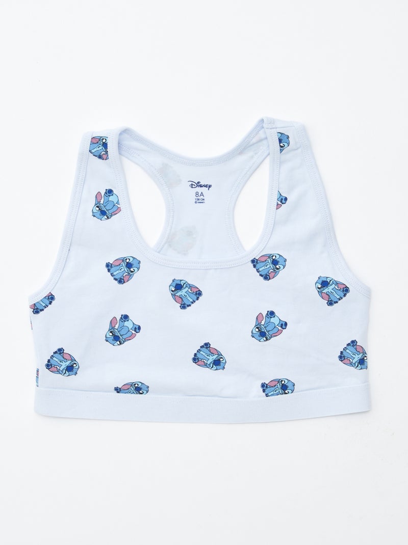 Lot de 2 brassières 'Stitch' Bleu - Kiabi