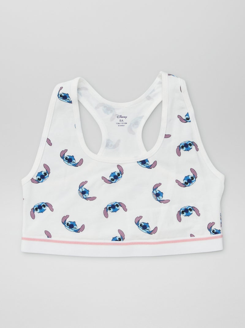 Lot de 2 brassières ‘Stitch’ ‘Disney’ Blanc - Kiabi