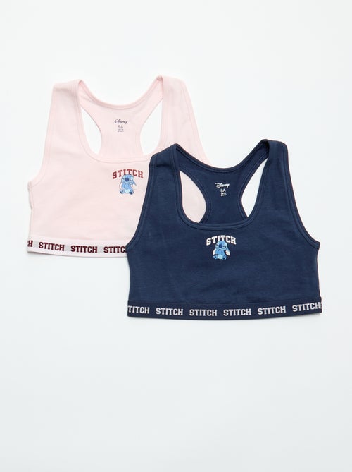 Lot de 2 brassières 'Stitch' - Kiabi