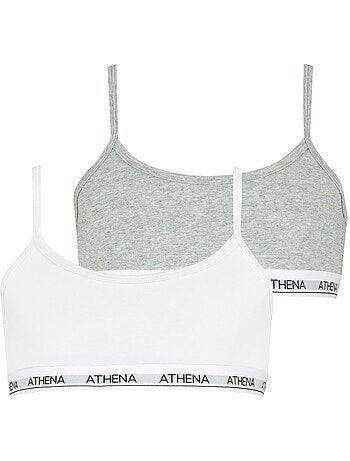 Lot de 2 brassi?res fille Coton Ultra Doux Athena Fille