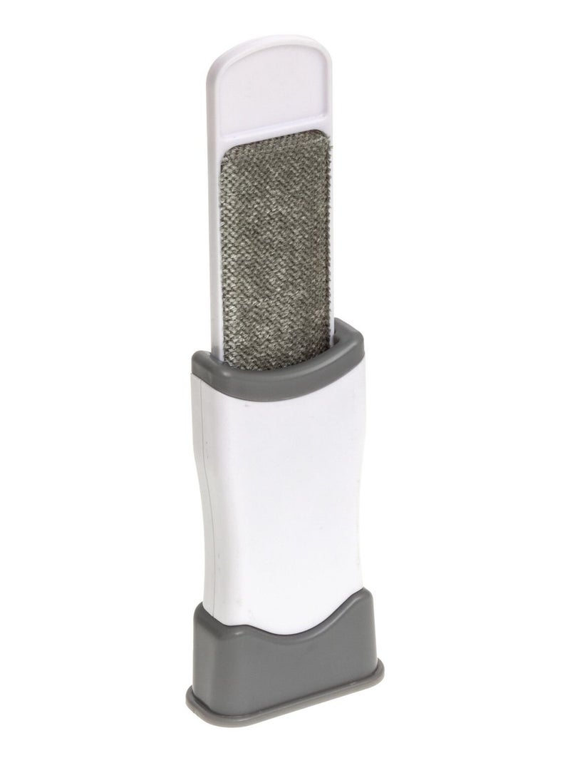 Lot de 2 brosses pour vêtement spécial attrape poils Gris - Kiabi