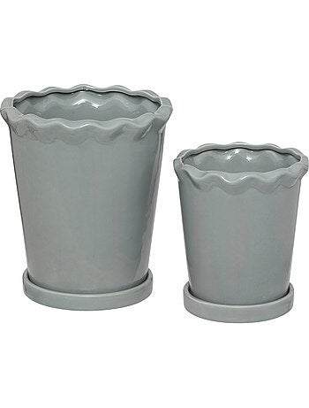 Lot de 2 cache-pots WILD