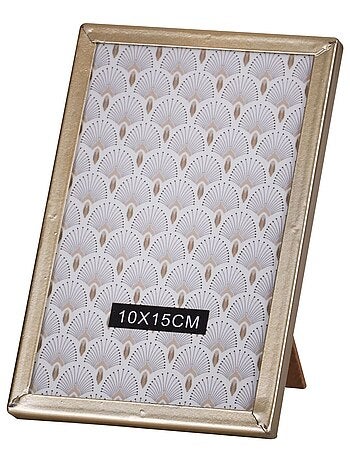Lot de 2 cadres photo design petit modèle GOLD HOME
