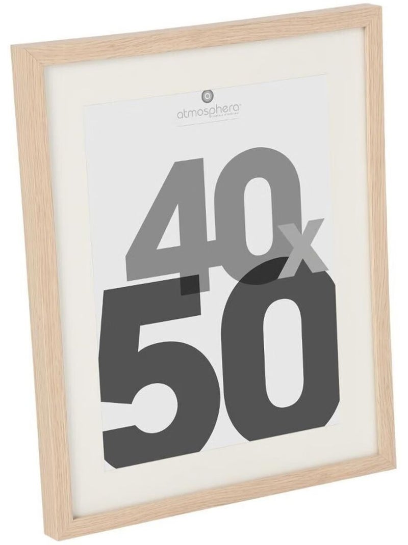 Lot de 2 cadres photo format standard EVA Beige - Kiabi