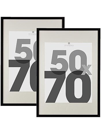 Lot de 2 cadres photo grand format EVA