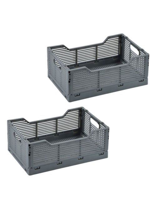 Lot de 2 cagettes pliables FOLDY - Kiabi