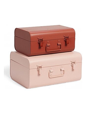 Lot de 2 caisses en métal LA TETE DANS LES NUAGES