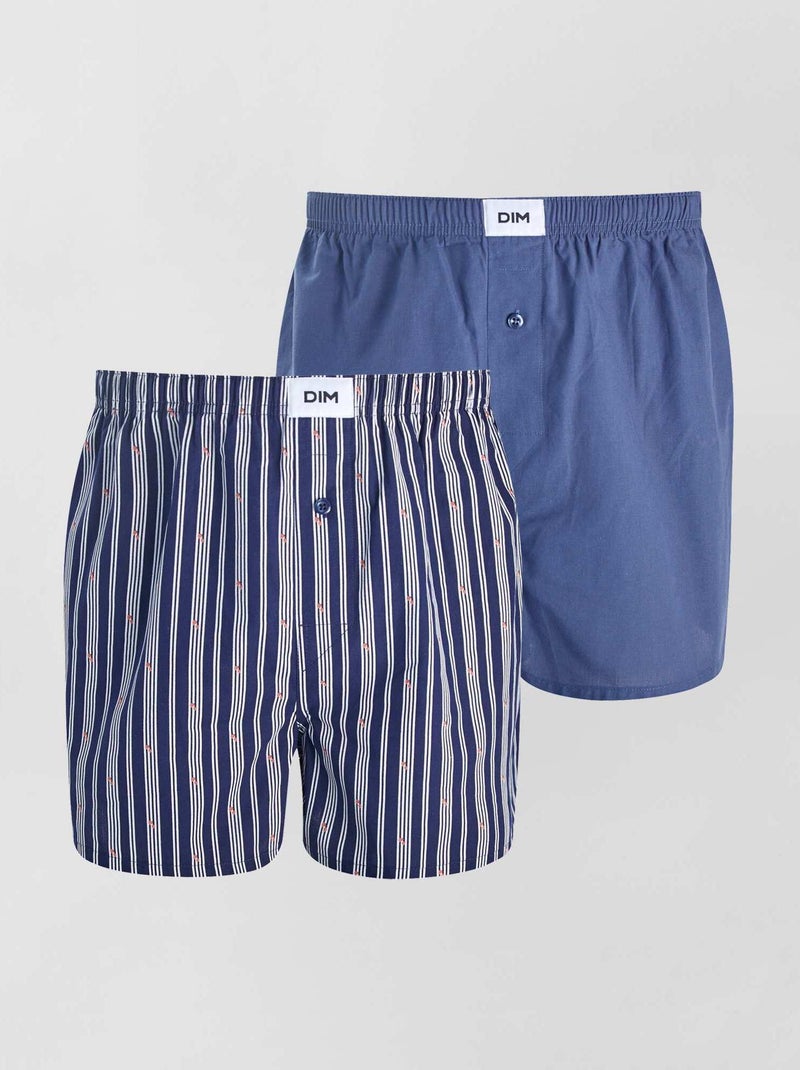 Lot de 2 caleçon 'DIM' Bleu - Kiabi
