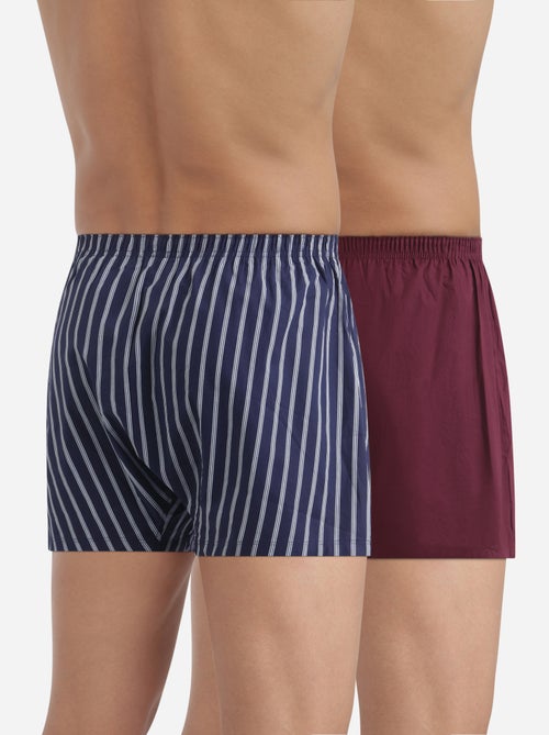 Lot de 2 Caleçons Coton Stretch - Kiabi