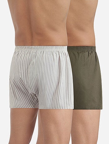 Lot de 2 Caleçons Coton Stretch