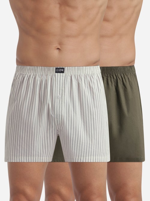 Lot de 2 Caleçons Coton Stretch - Kiabi