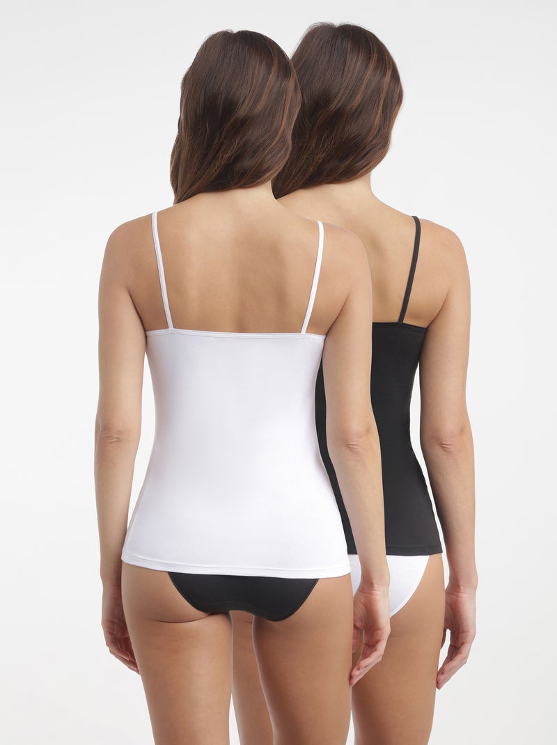 Lot de 2 Caracos Coton Les Pockets Coton Multicolore - Kiabi