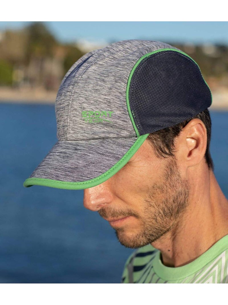 Lot de 2 Casquettes Chinées Sport   - ATLAS FOR MEN Gris Bleu - Kiabi