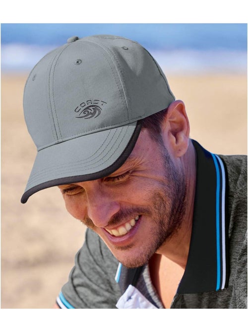 Lot de 2 casquettes Microfibre   - ATLAS FOR MEN - Kiabi