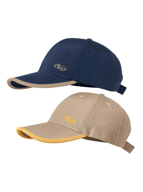 Lot de 2 Casquettes Microfibre   - ATLAS FOR MEN - Kiabi