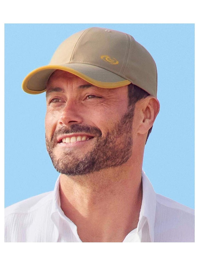 Lot de 2 Casquettes Microfibre   - ATLAS FOR MEN Bleu Gris - Kiabi
