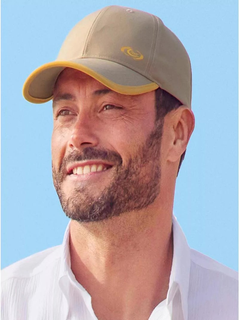 Lot de 2 Casquettes Microfibre   - ATLAS FOR MEN Bleu Gris - Kiabi