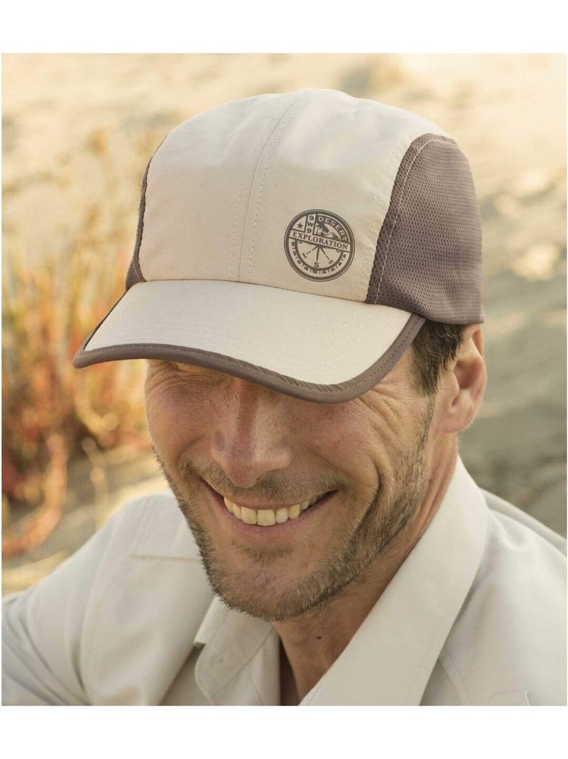 Lot de 2 Casquettes Microfibre   - ATLAS FOR MEN Gris Beige Gris - Kiabi
