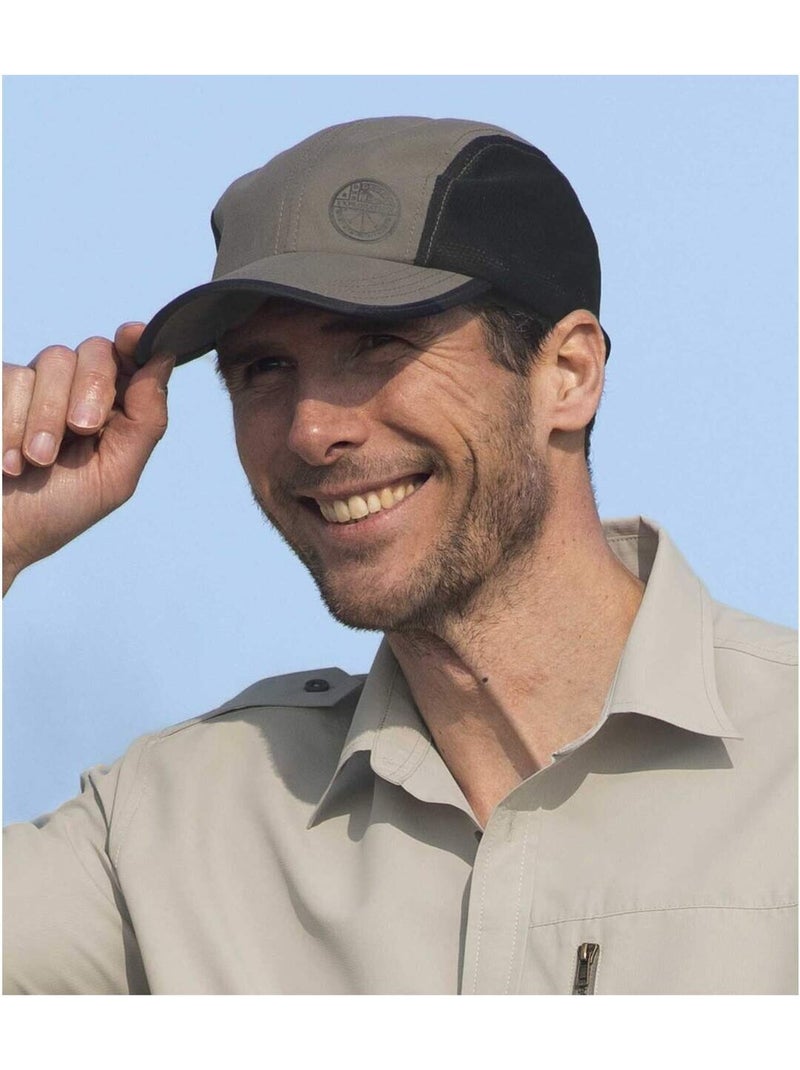 Lot de 2 Casquettes Microfibre   - ATLAS FOR MEN Gris Beige Gris - Kiabi