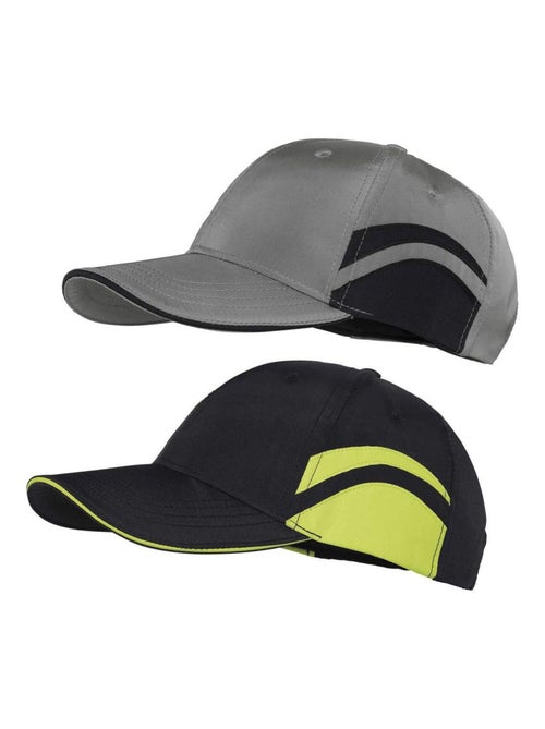 Lot de 2 Casquettes Microfibre Estivales  - ATLAS FOR MEN - Kiabi