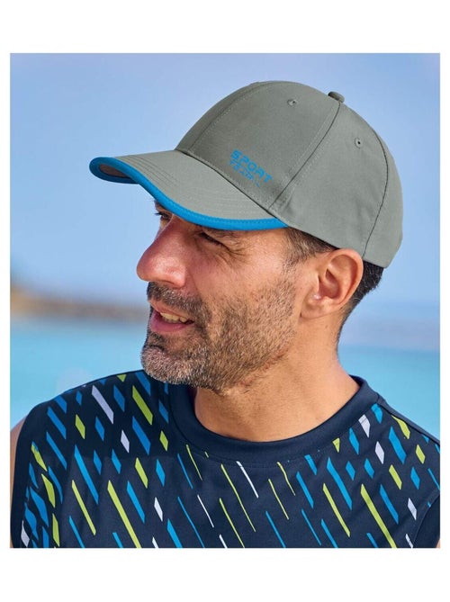 Lot de 2 Casquettes Microfibre Sport   - ATLAS FOR MEN - Kiabi