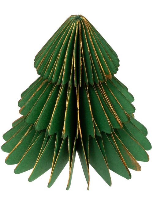 Lot de 2 cavaliers de table sapin papier vert kirsi - Kiabi
