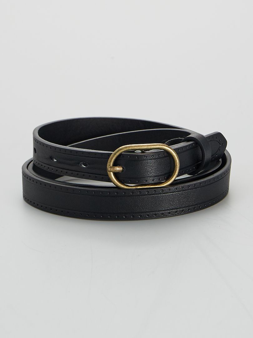 ceinture marron kiabi