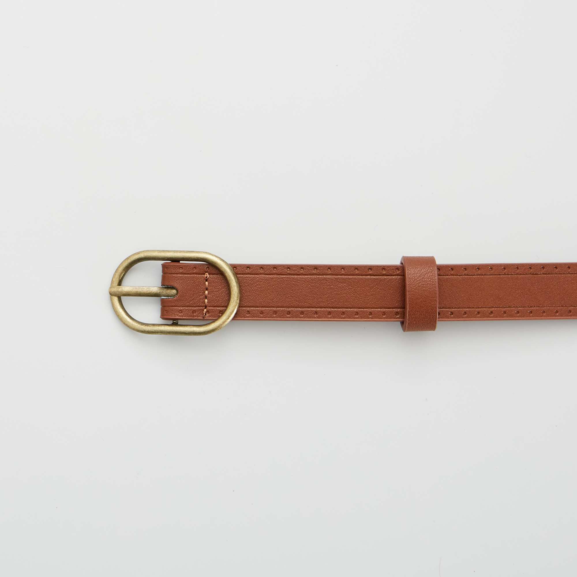 ceinture marron kiabi