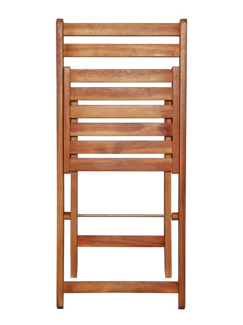 Lot de 2 chaises de bistro en acacia - Kiabi