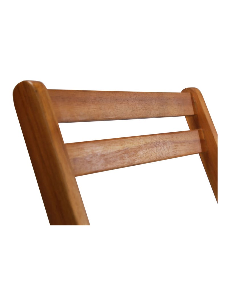 Lot de 2 chaises de bistro en acacia Beige - Kiabi