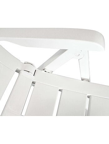 Lot de 2 chaises de jardin inclinables pliables