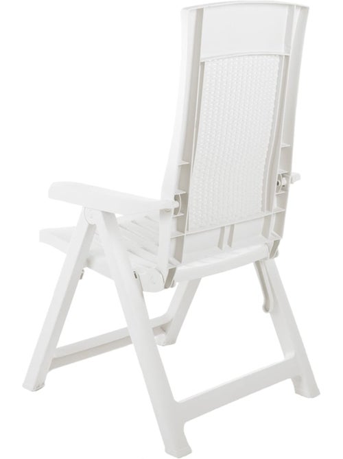Lot de 2 chaises de jardin inclinables pliantes - Kiabi Lot de 2 chaises de jardin inclinables pliantes - Kiabi
