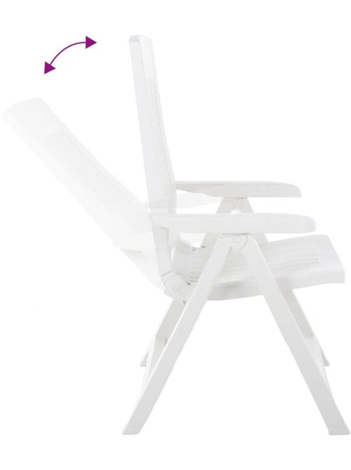 Lot de 2 chaises de jardin inclinables pliantes - Kiabi Lot de 2 chaises de jardin inclinables pliantes - Kiabi