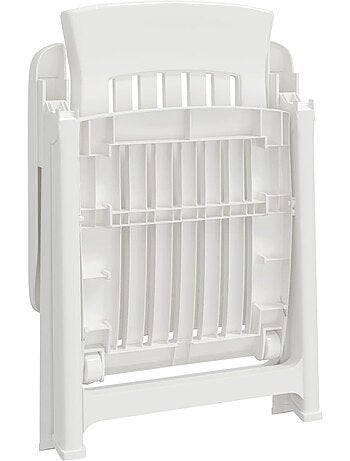 Lot de 2 chaises de jardin inclinables pliantes