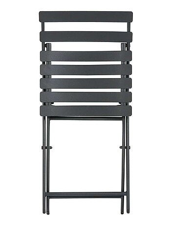 Lot de 2 chaises de jardin pliables en métal Greensboro