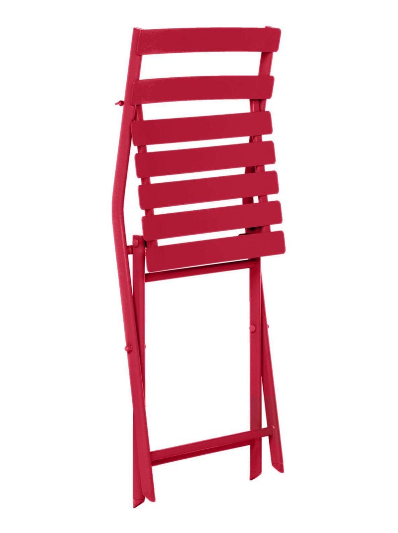 Lot de 2 chaises de jardin pliables en métal Greensboro Rose - Kiabi
