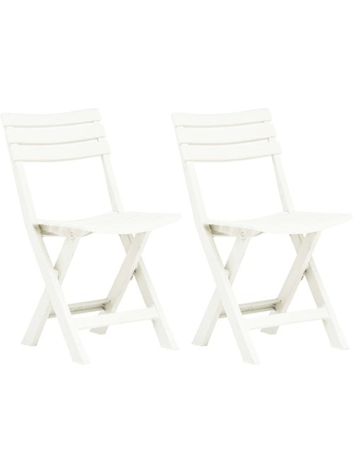 Lot de 2 chaises de jardin pliantes - Kiabi Lot de 2 chaises de jardin pliantes - Kiabi