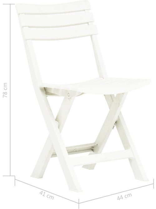 Lot de 2 chaises de jardin pliantes - Kiabi Lot de 2 chaises de jardin pliantes - Kiabi