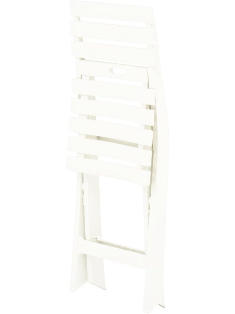 Lot de 2 chaises de jardin pliantes Blanc - Kiabi