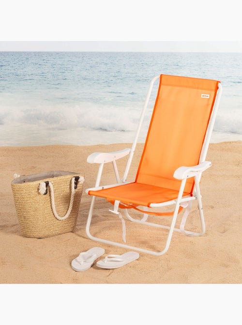 Lot de 2 chaises de plage semi-fixes 44x40x81 cm - Kiabi