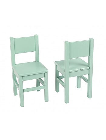 Lot de 2 Chaises Enfant en bois